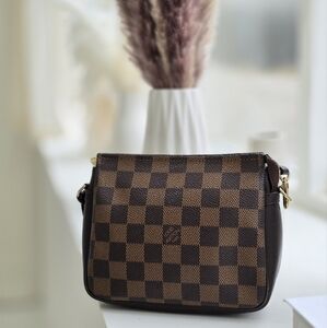 Louis Vuitton Trousse Makeup Pouch - Damier Ebene